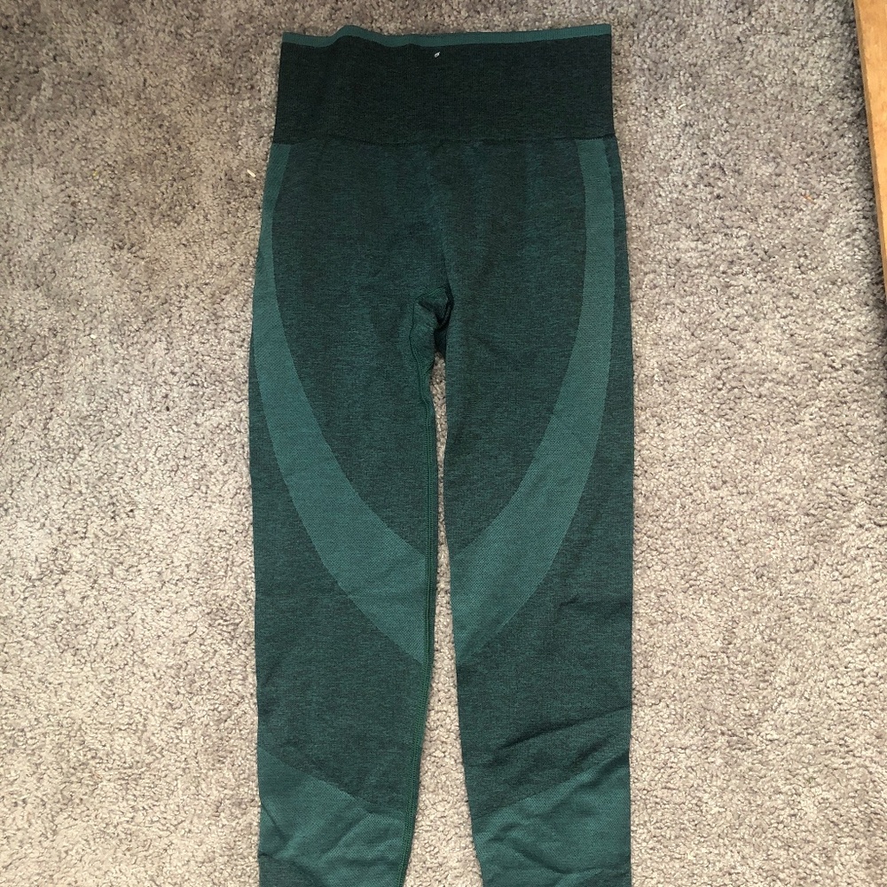 Pink high rise leggings